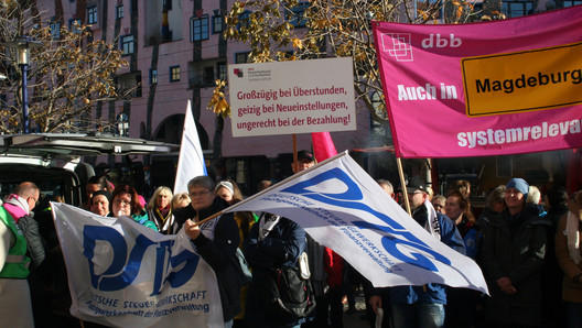 Mittagsdemo, dbb sachsen-anhalt