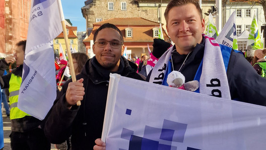 Protestdemo, Erfurt, dbb