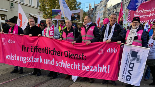 Protestdemo, Erfurt, dbb