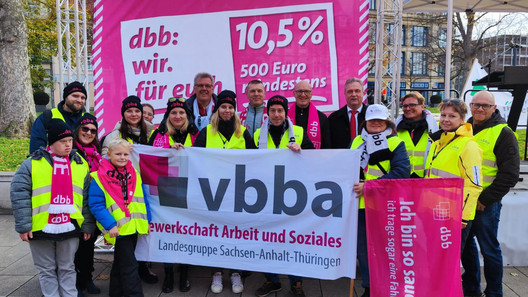 Protestdemo, Erfurt, dbb