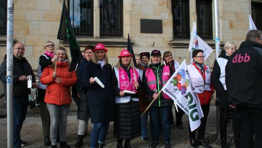 Mittagsdemo, dbb sachsen-anhalt